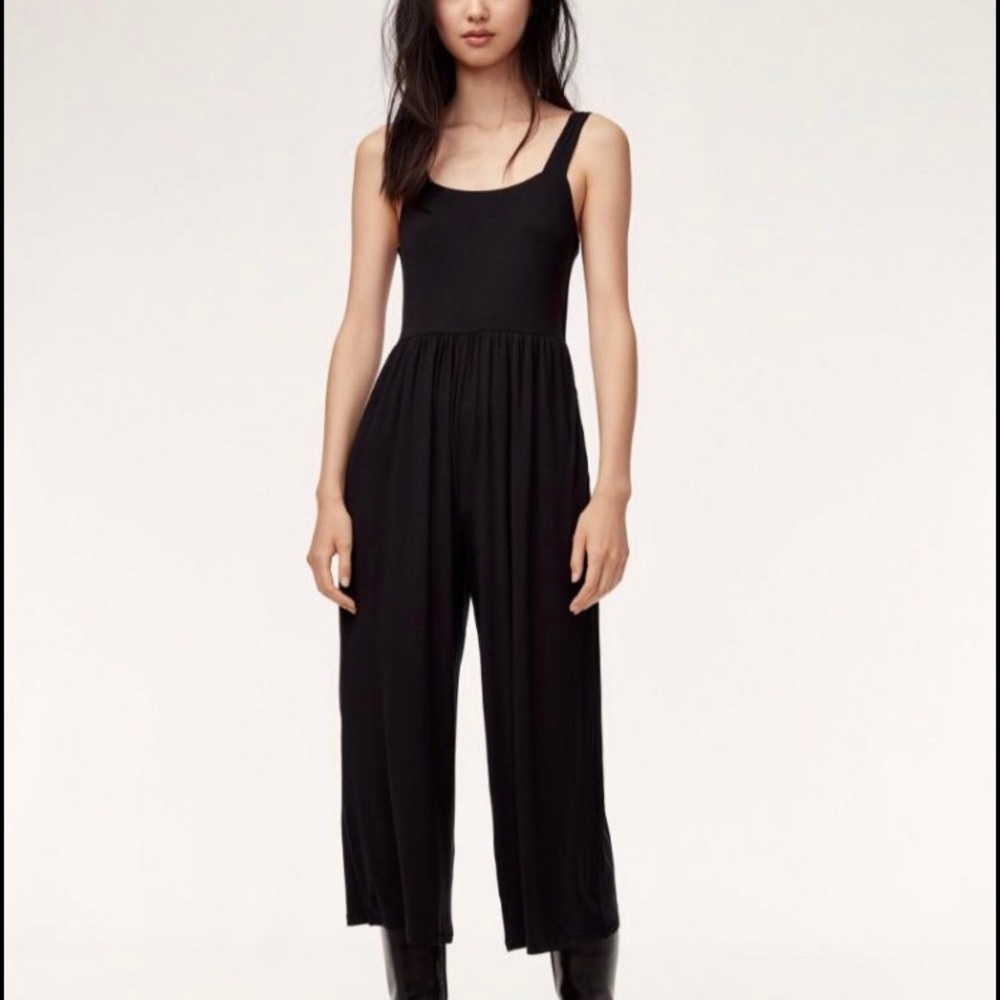 Artizia Wilfred free assonance black jumpsuit XS